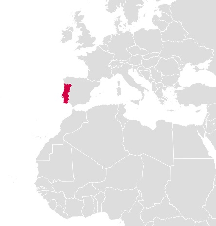 mapa centros de investigación tecnológica en Portugal